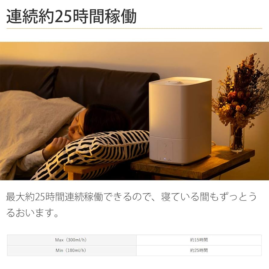 Amazon | アルコレ スチーム式加湿器 加熱式加湿器 ASH-451 | AL